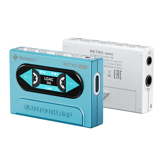 FIIO Snowsky RETRO NANO Blue White FIO-SSRETRONANO-L FIO-SSRETRONANO-W