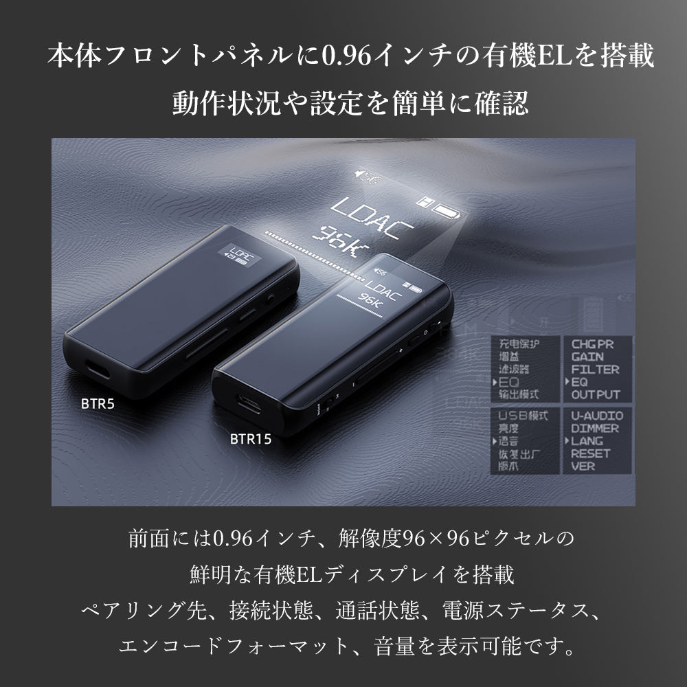 FIIO BTR15 Dark Blue FIO-BTR15-L – エミライダイレクトストア