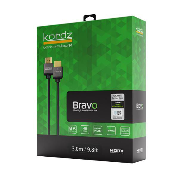 新品] Kordz Bravo 3.0m HDMIケーブル-